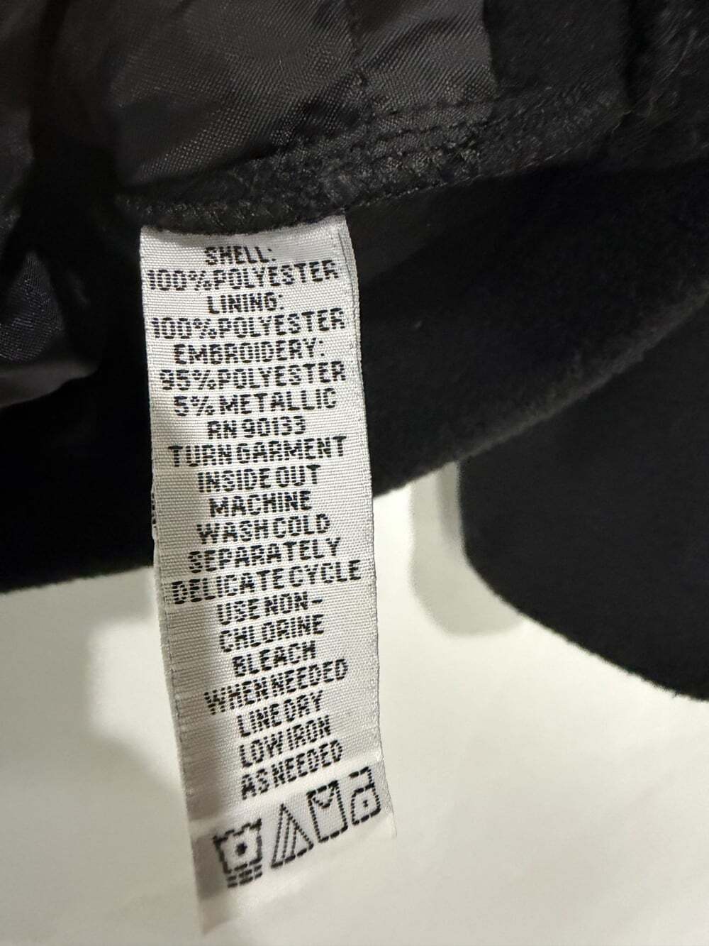 Bob Mackie Wearable Art Black Fleece Full Zip Embroidered Jacket Sz Medium - Picture 5 of 7
